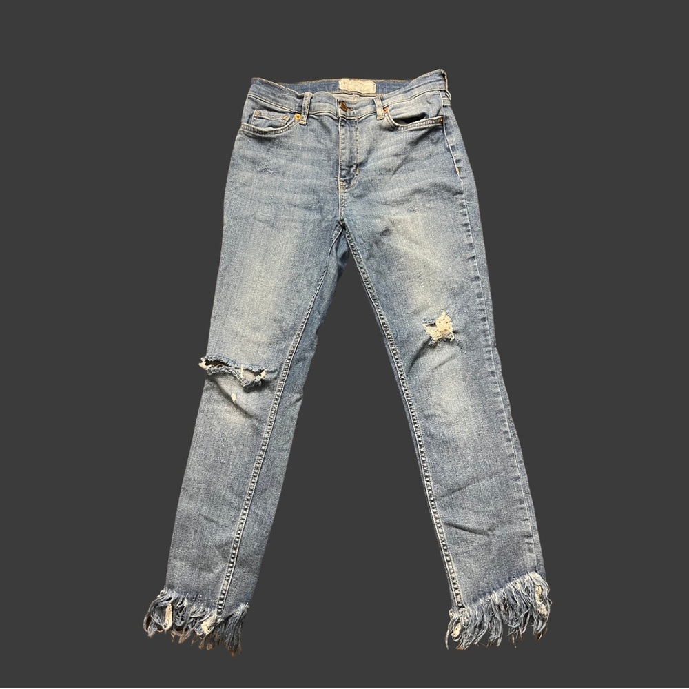 Free People straight leg jeans